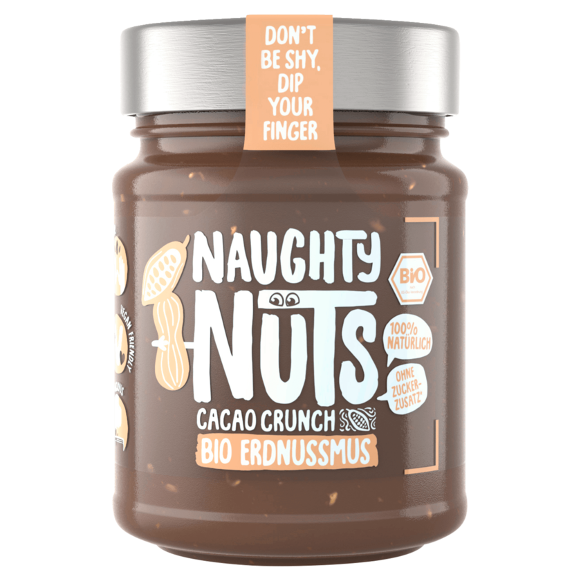Naughty Nuts Bio Erdnuss Cacao Crunch 250g